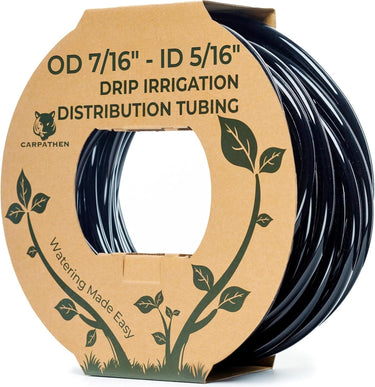 Drip tubing 5/16 - 5/16 Drip Irrigation Tubing - Mainline - 100 ft Black Tubing Drip Line - (.42